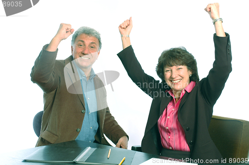 Image of excited partners
