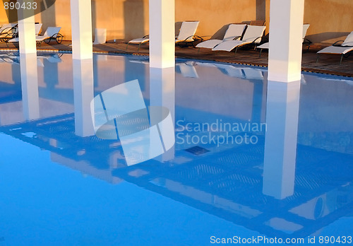 Image of Reflection in Swimming Pool