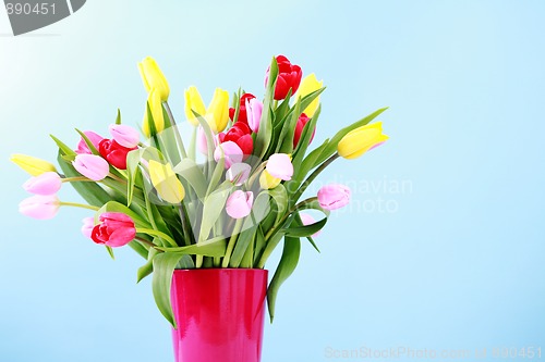 Image of bunch of tulips