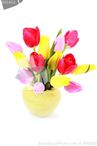 Image of bunch of tulips