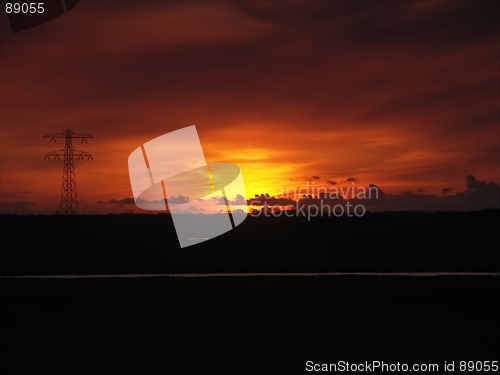 Image of Sunset and clouds