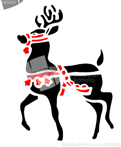 Image of Painted Reindeer