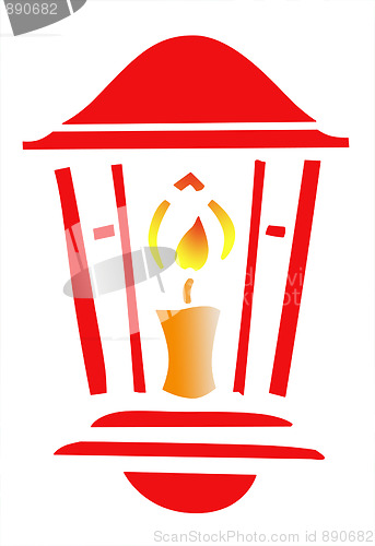 Image of Stylized Christmas Lantern 