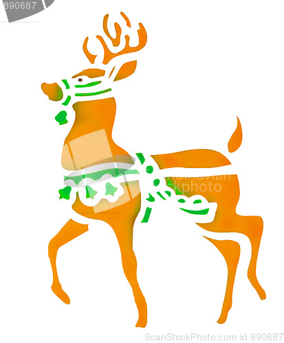 Image of Painted Reindeer