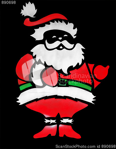 Image of Painted Santa