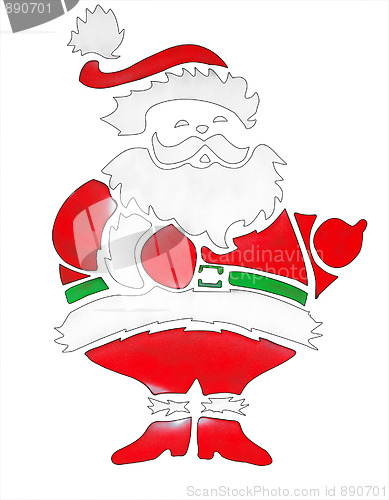 Image of Painted Santa