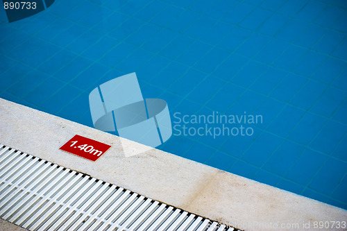 Image of Pool depth sign