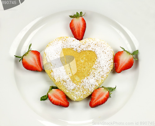 Image of Heart Shaped Pancake