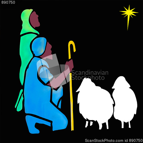 Image of Shepherds Watching the Christmas Star