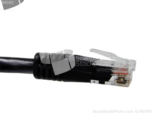 Image of Internet cable-clipping path