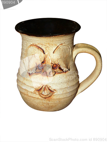 Image of Ceramic Mug with Face