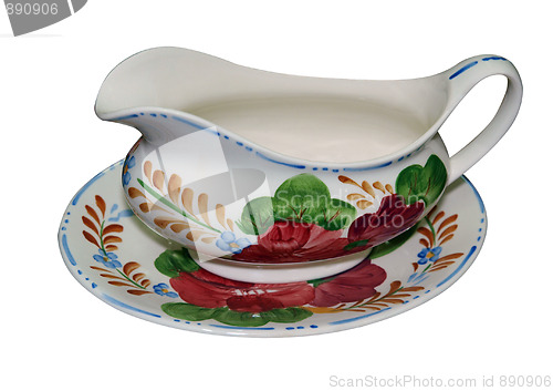 Image of Antique Gravy Boat Set