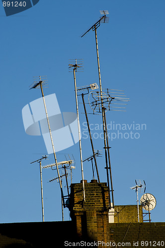 Image of Television antenas