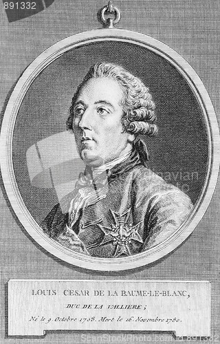 Image of Louis Cesar de La Baume Le Blanc