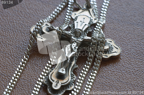 Image of Silver pendant crucifix