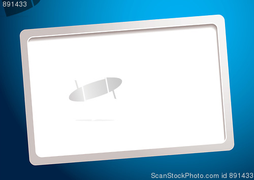 Image of paper business card template