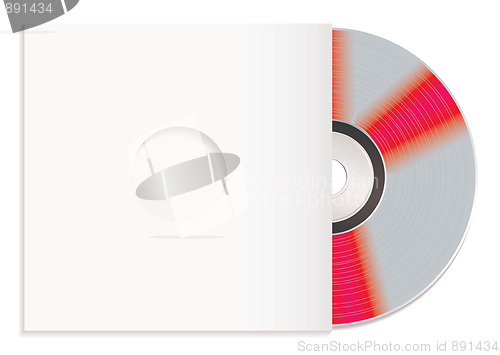 Image of shiny cd and paper case