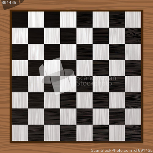 Image of Black and white chess board