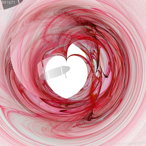 Image of Abstract Heart Fractal 