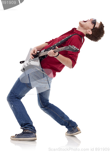 Image of guitarist playing