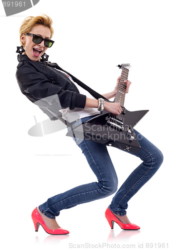 Image of girl rock star