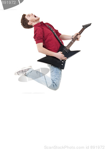 Image of Awesome guitar player 