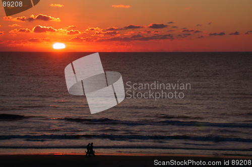 Image of Walking the sunset