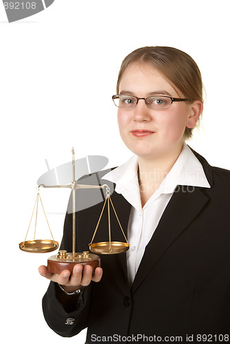 Image of young female lawyer