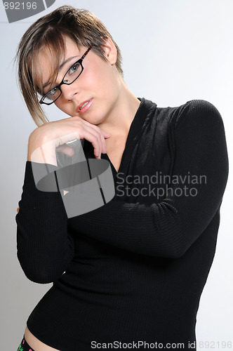 Image of Girl with glasses