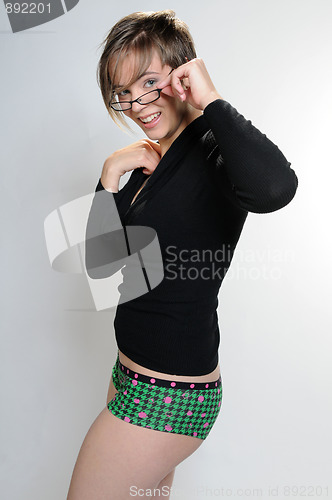 Image of Girl with glasses