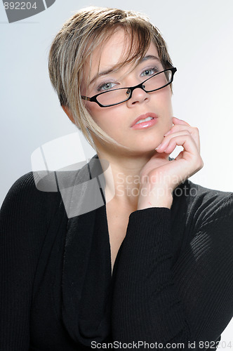 Image of Girl with glasses