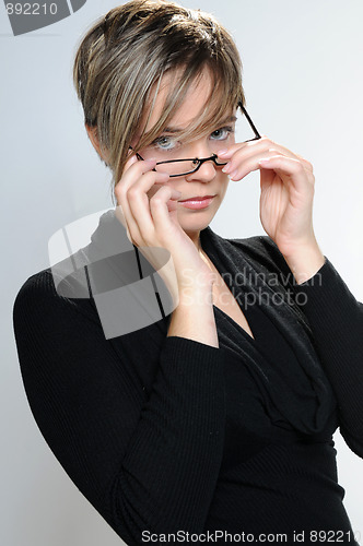 Image of Girl with glasses