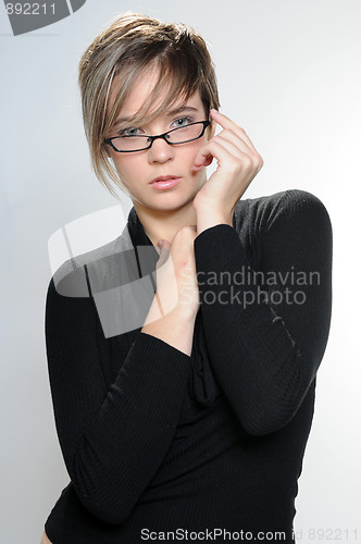 Image of Girl with glasses