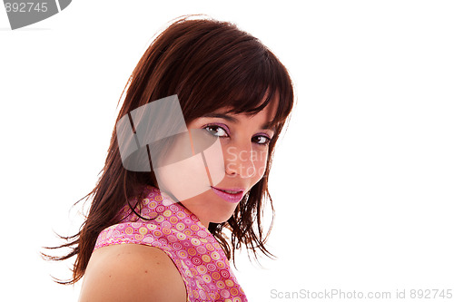 Image of Beautiful Woman Smiling