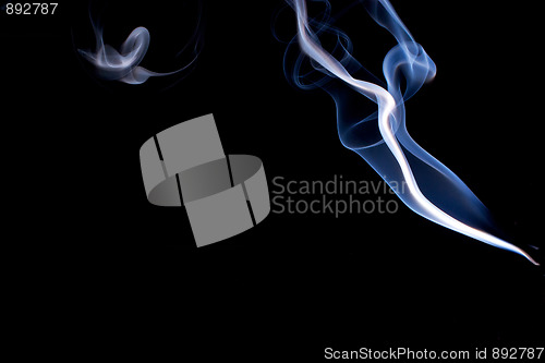 Image of real smoke abstract