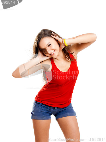 Image of Happy young girl