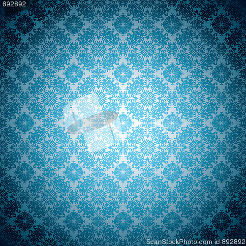 Image of gothic pale blue wallpaper