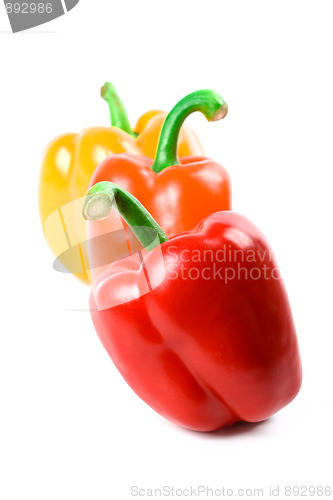 Image of three bell peppers