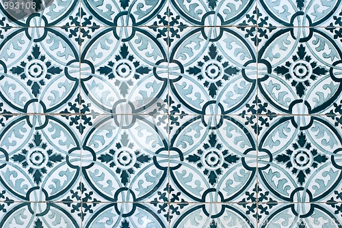 Image of Portuguese glazed tiles 027