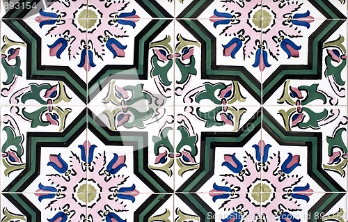 Image of Portuguese glazed tiles 052
