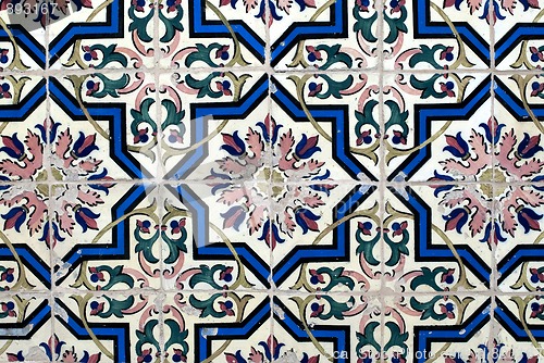 Image of Portuguese glazed tiles 016