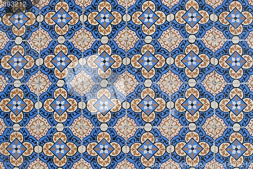 Image of Portuguese glazed tiles 060