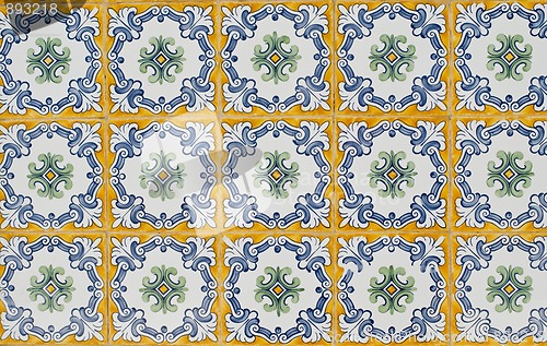 Image of Portuguese glazed tiles 063