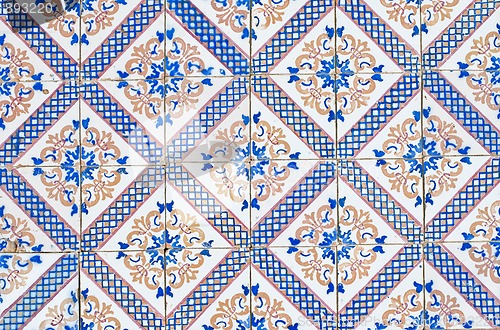 Image of Portuguese glazed tiles 064