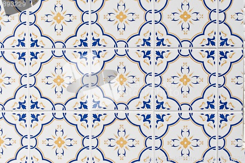 Image of Portuguese glazed tiles 070