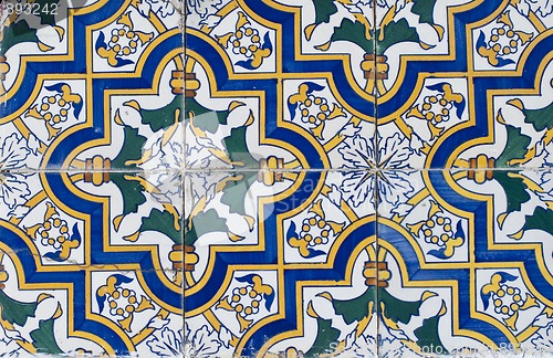 Image of Portuguese glazed tiles 077