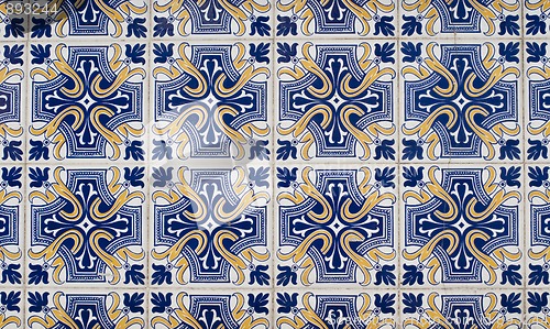 Image of Portuguese glazed tiles 078