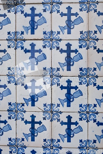 Image of Portuguese glazed tiles 082