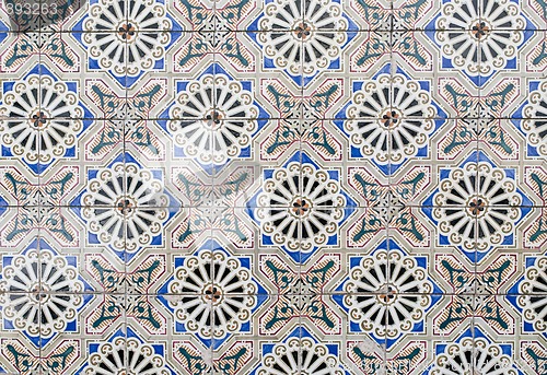 Image of Portuguese glazed tiles 089