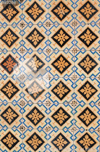 Image of Portuguese glazed tiles 092